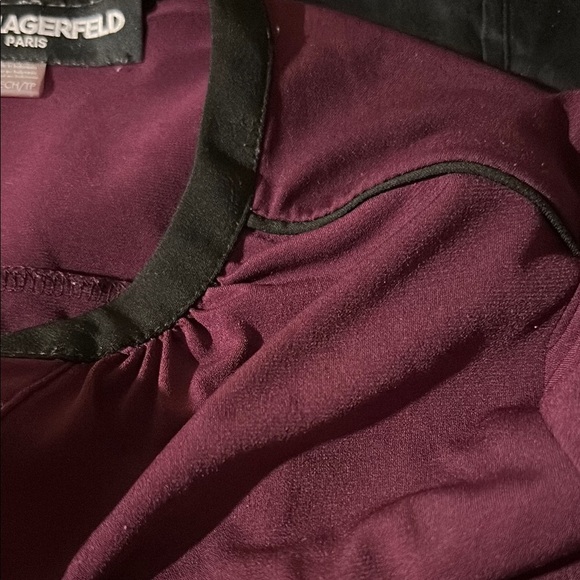 Karl Lagerfeld Blouse with Black Trim - Picture 5 of 7